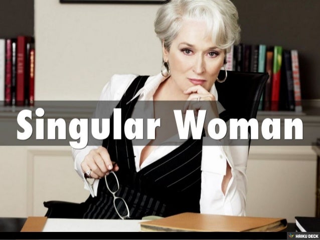singular woman singular woman